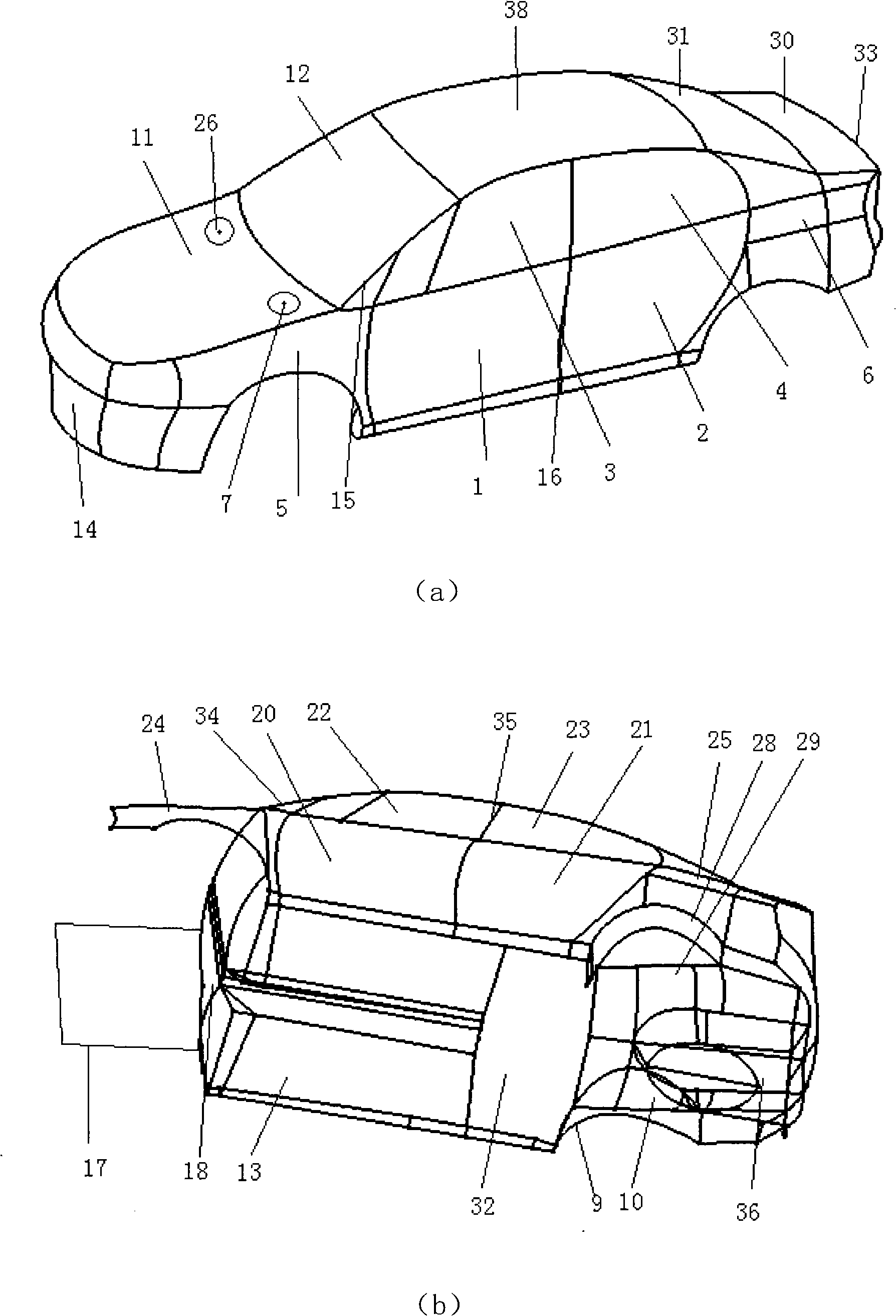 Method for analyzing and predicting noise outside car