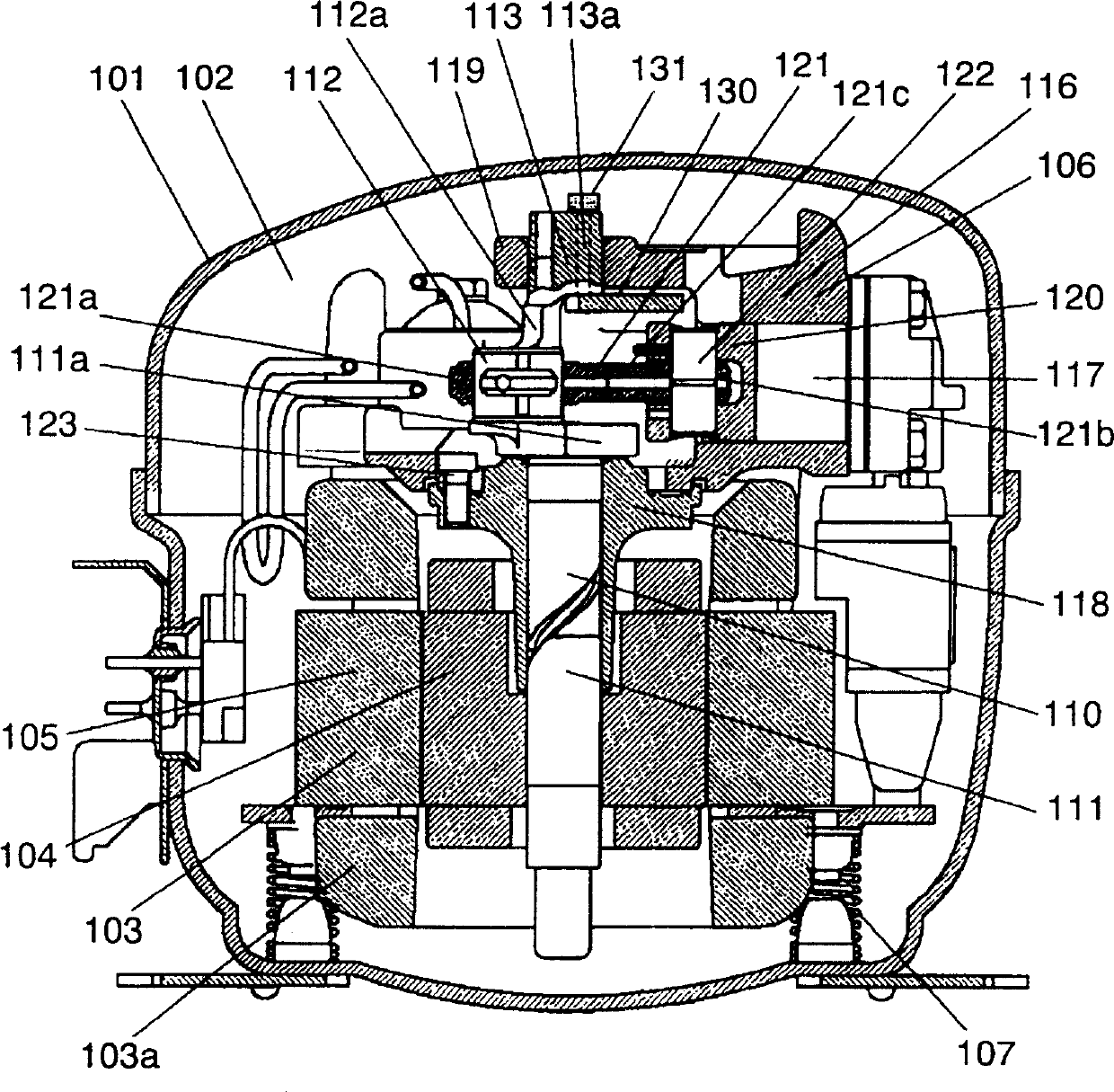 Hermetic compressor