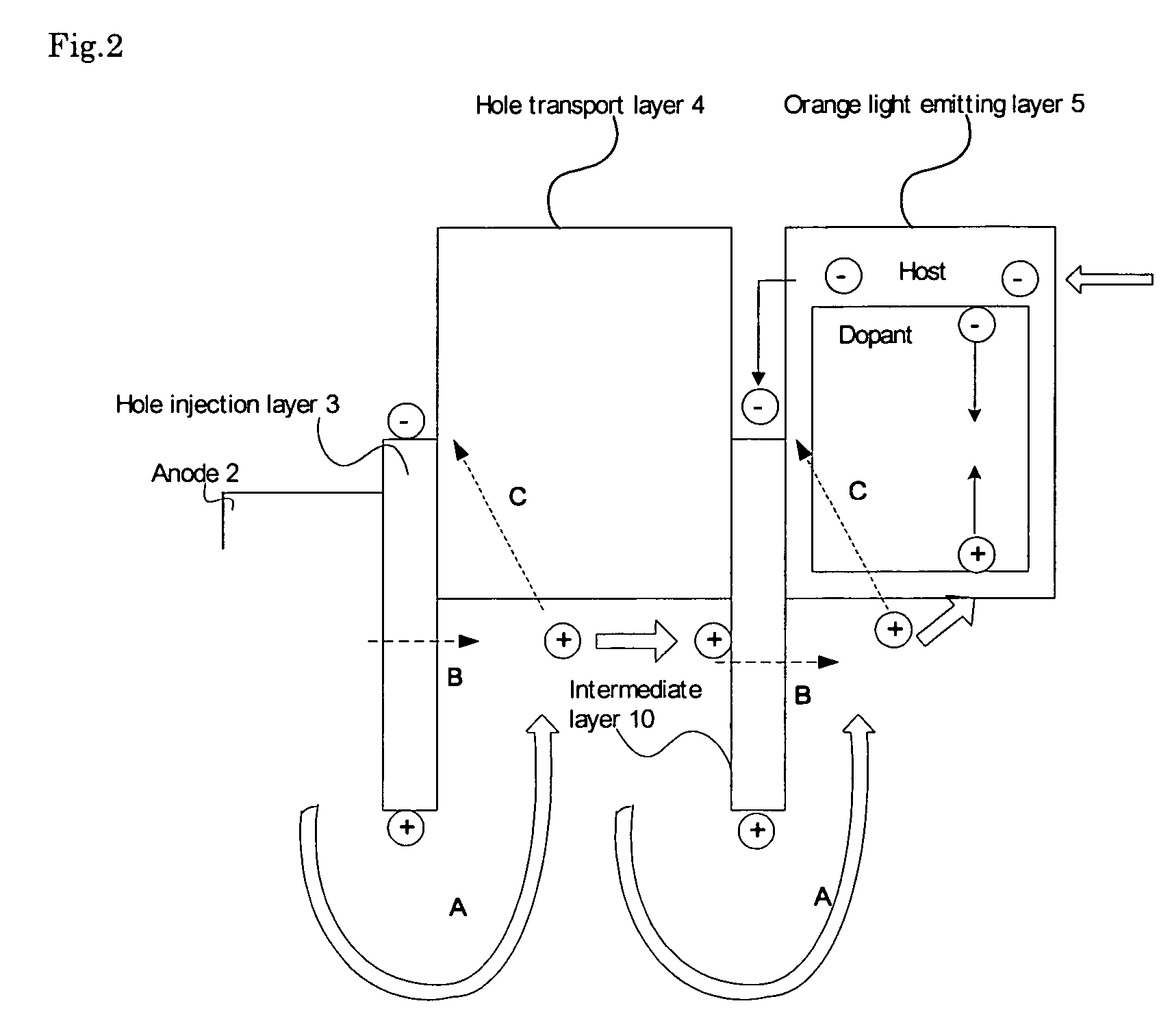 Organic electroluminescent element and display device or light emitting device equipped with the same