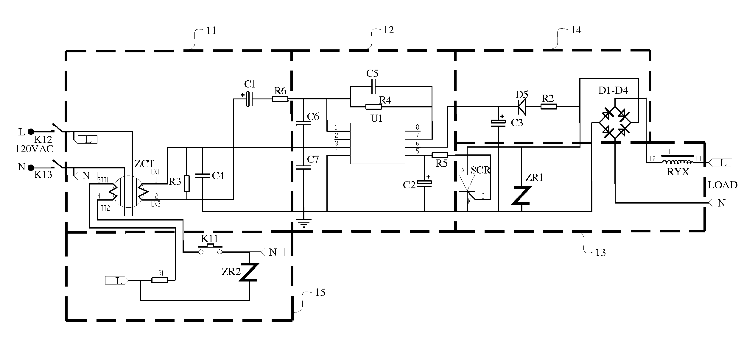 Safe quick disconnect leakage protector