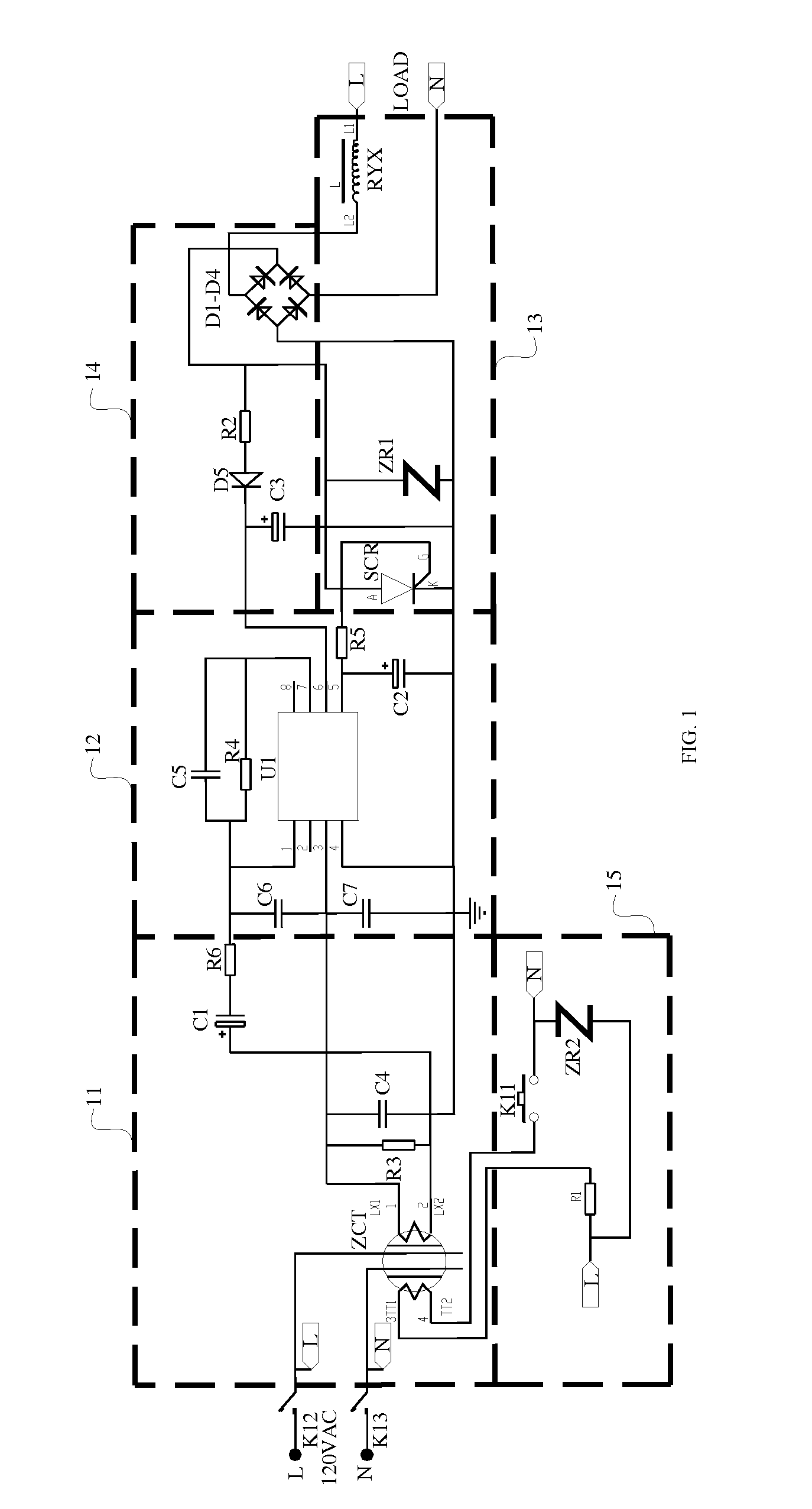 Safe quick disconnect leakage protector