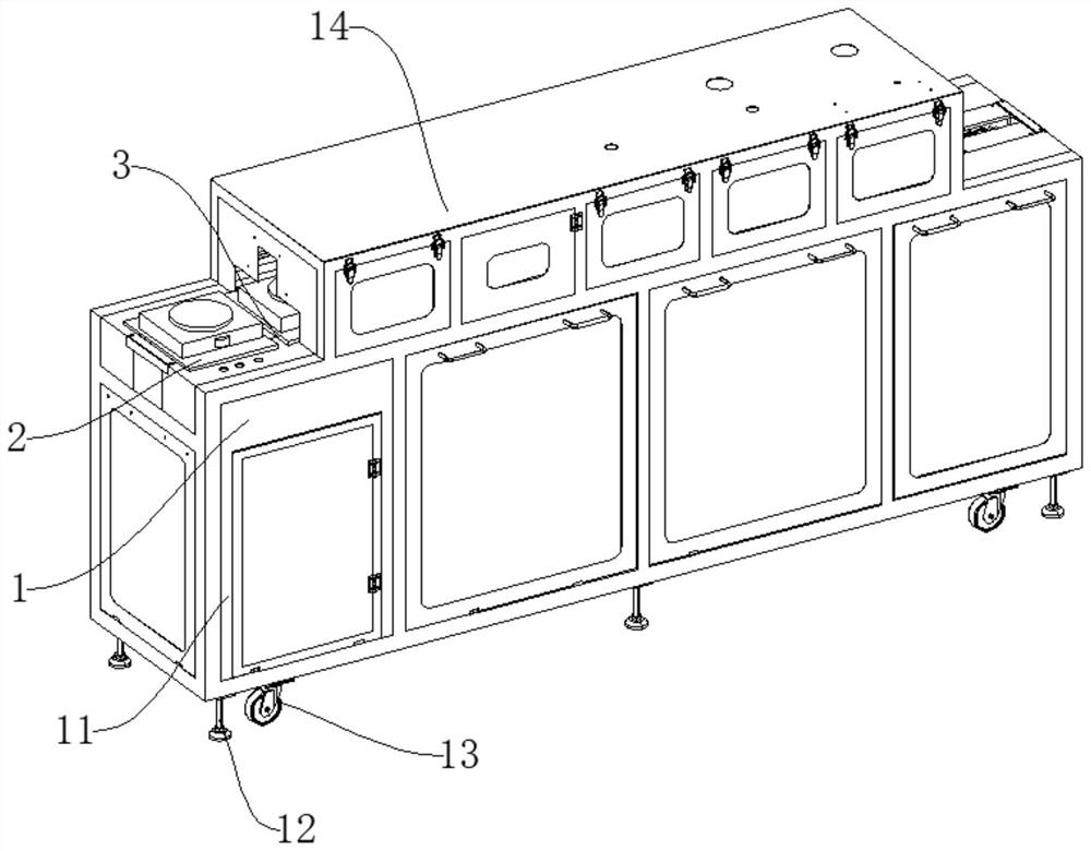 A cleaning device for wafers