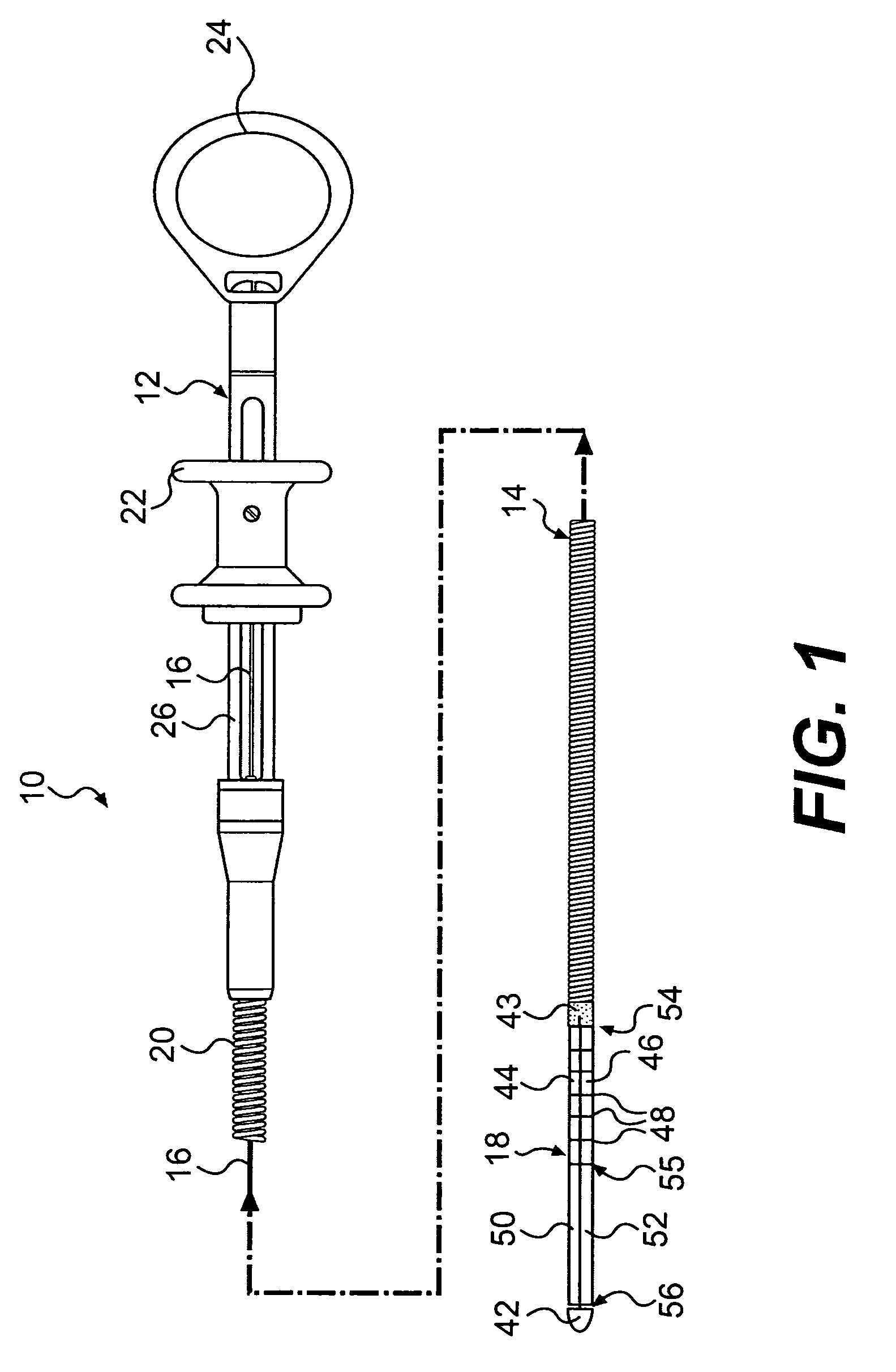 Direct reading endoscopic measuring instrument and method