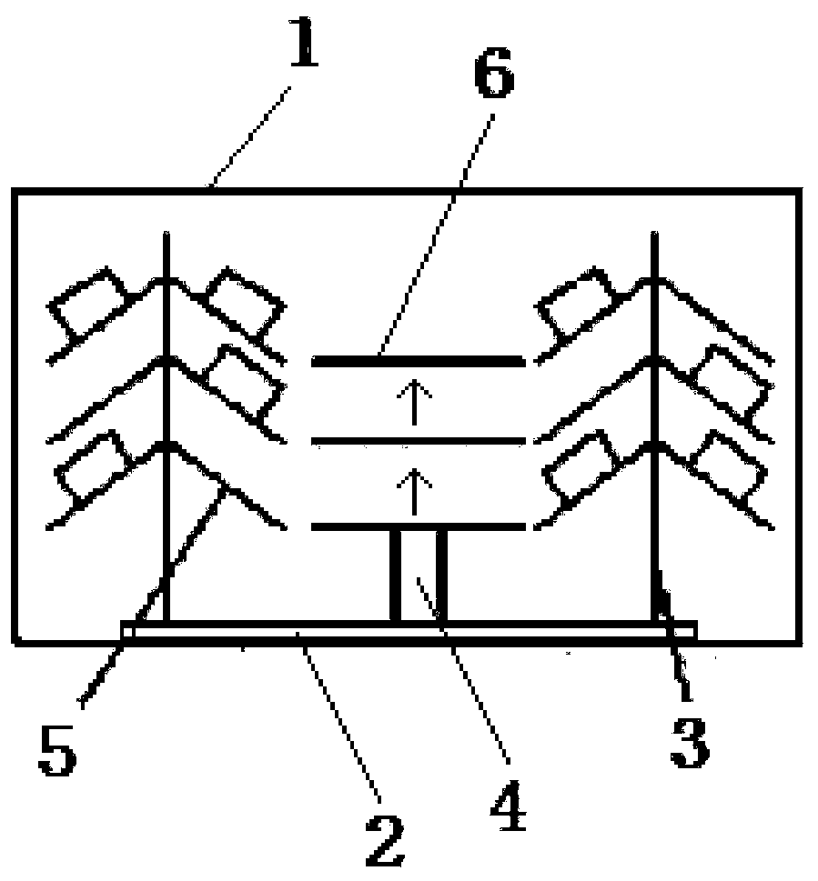 A fully automatic wall-mounted parking lot