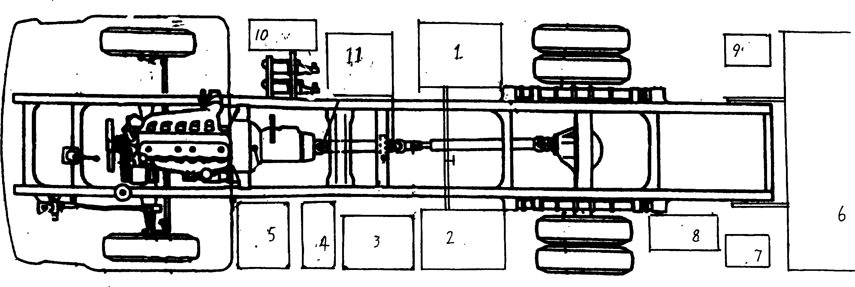 Sea shore ocean vehicle carrying moving laboratory