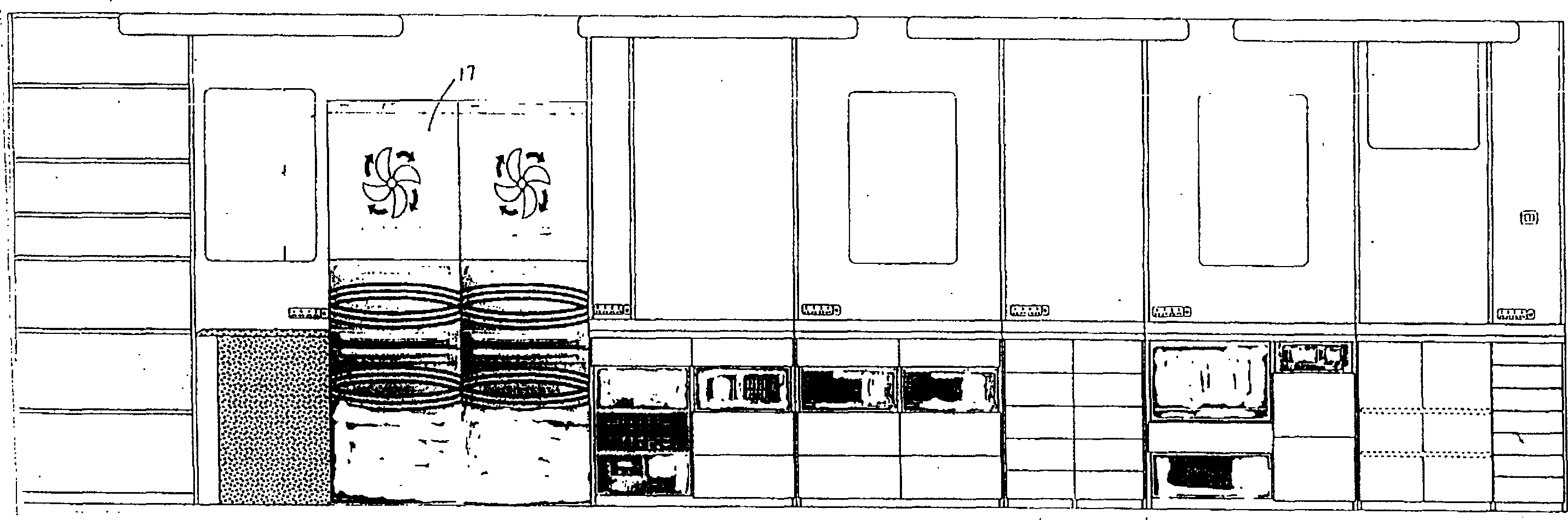 Sea shore ocean vehicle carrying moving laboratory