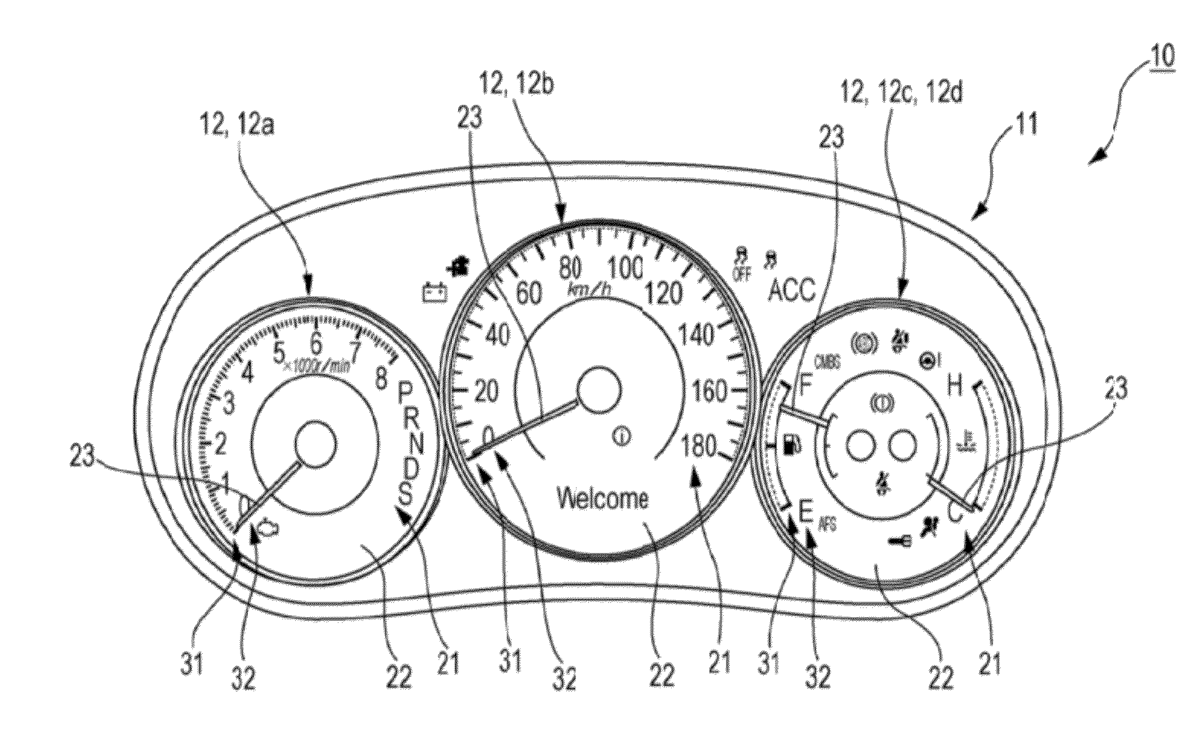 Vehicle instrument