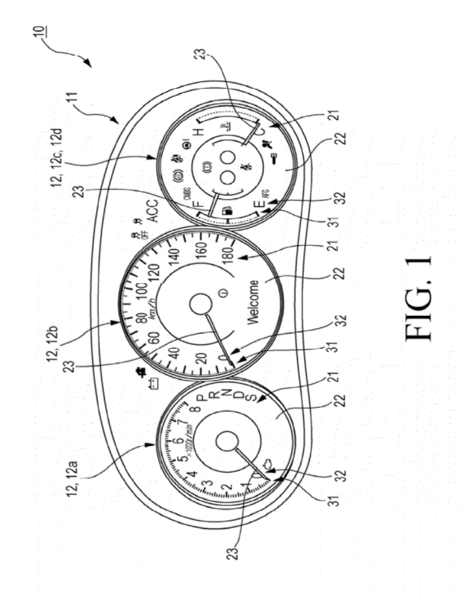 Vehicle instrument