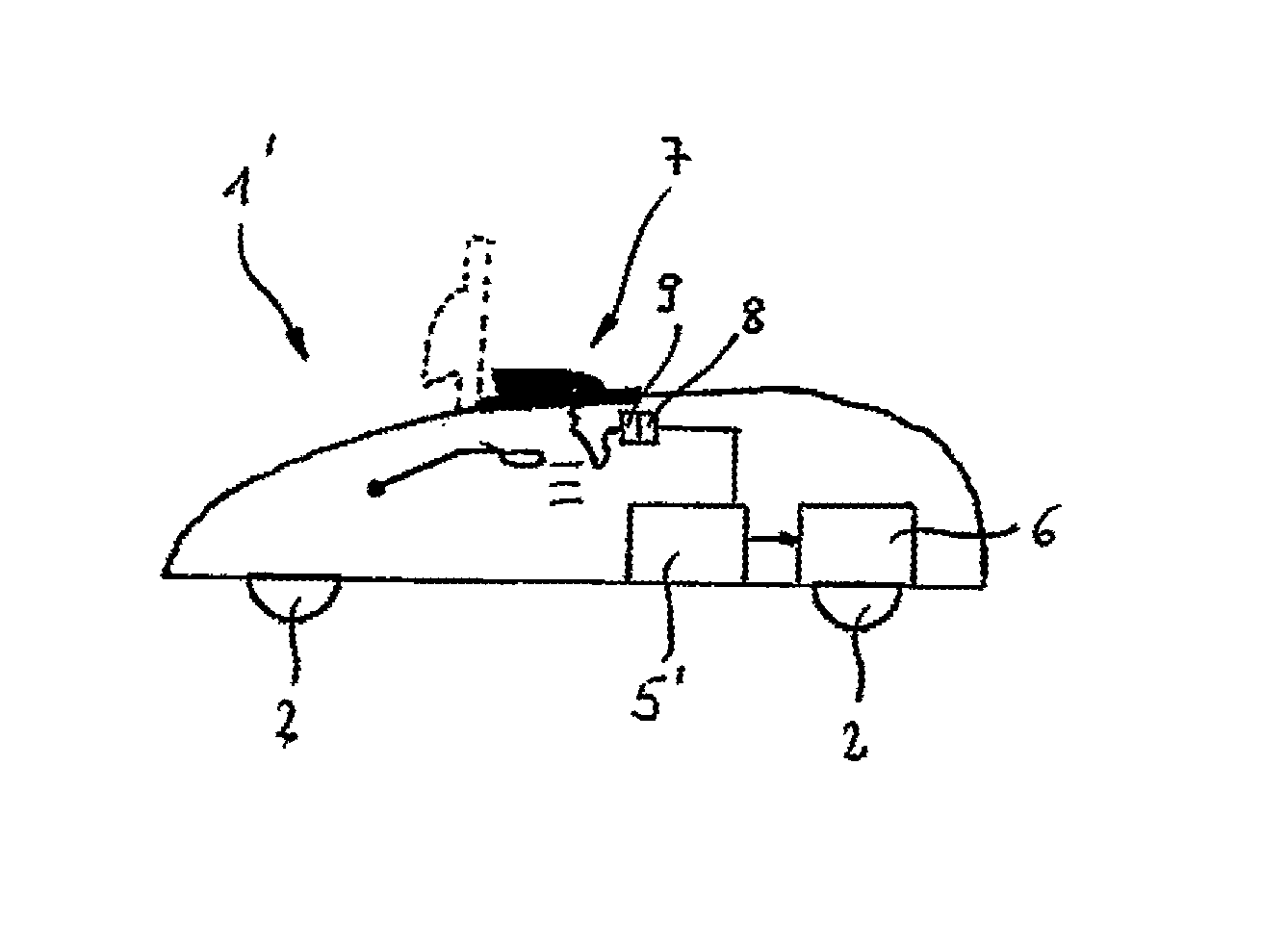 Autonomous lawn mower, module for an autonomous lawn mower and system comprising such autonomous lawn mower and module