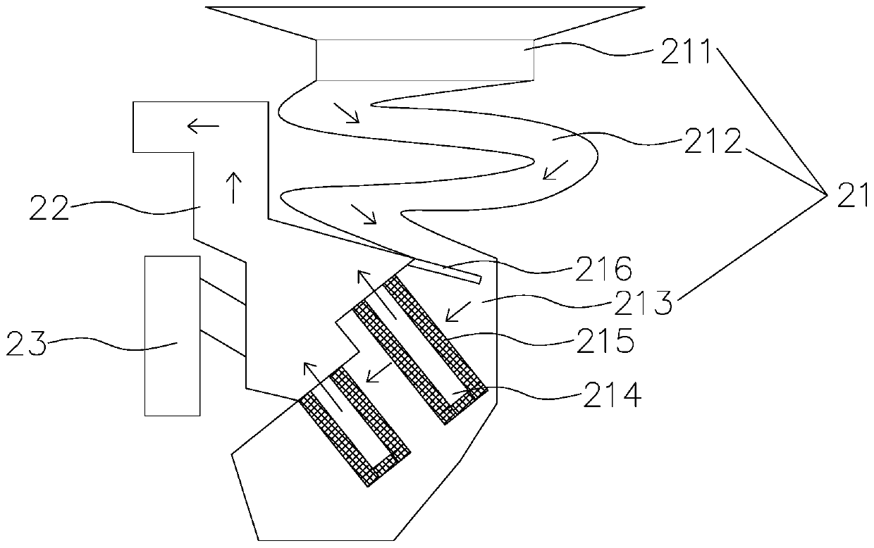 A rapid cooling method for aluminum profile extrusion on-line quenching process