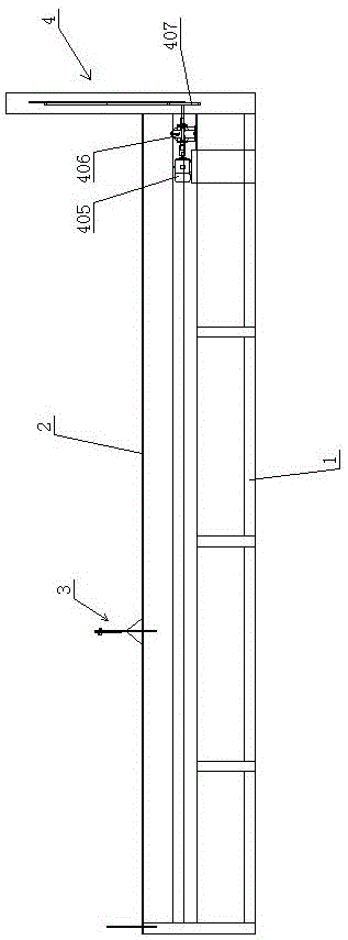 Device for correcting distortions of longitudinal beams of automobiles