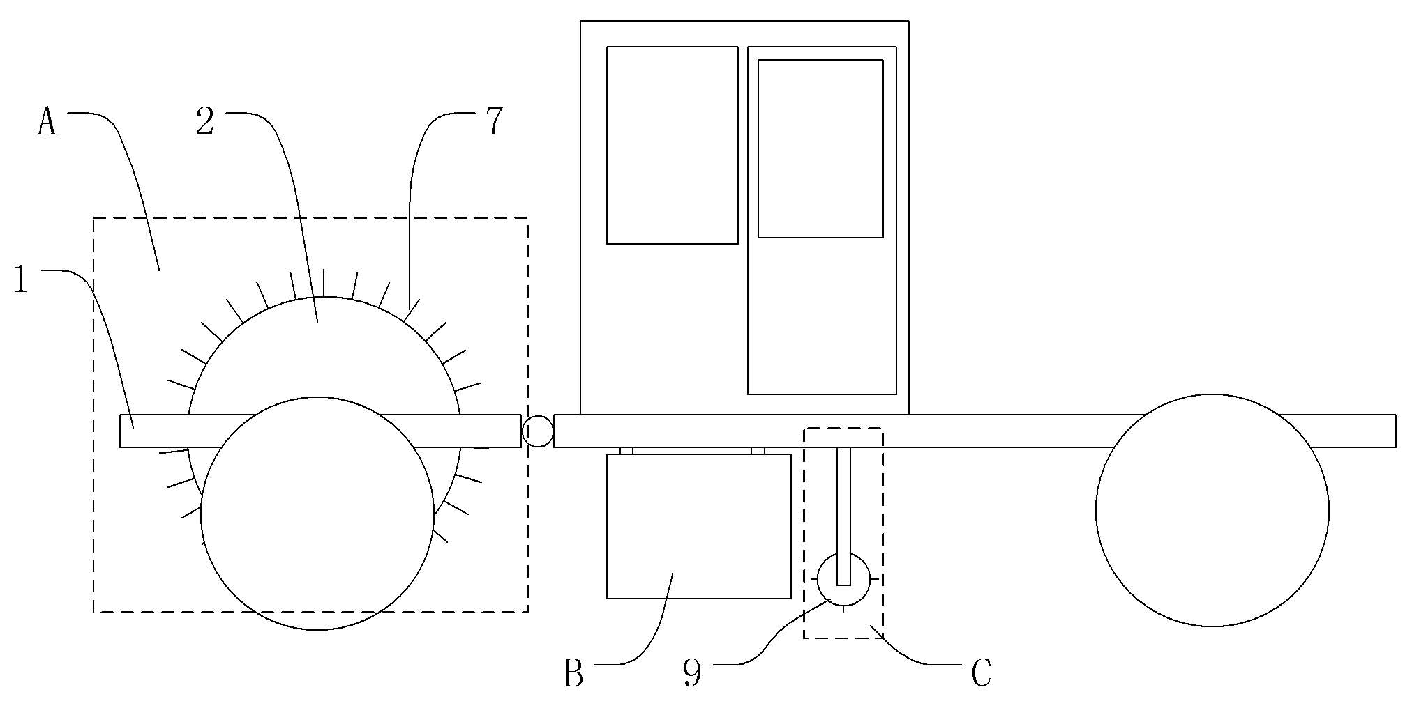 Vibration cutting deicing device