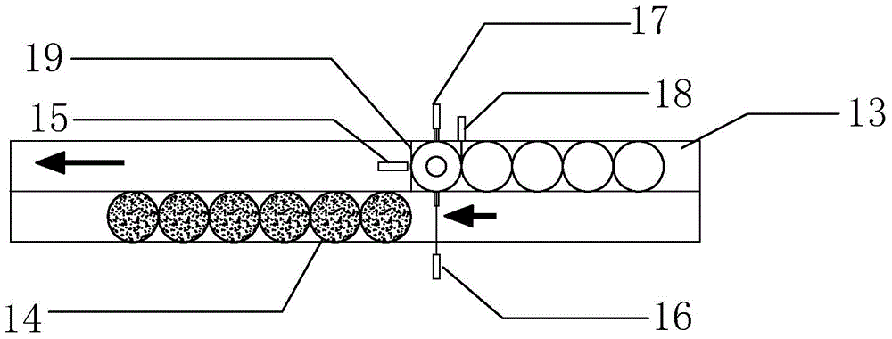 Automatic filling machine for filling of oil-prepared particle sauce material easy to layer