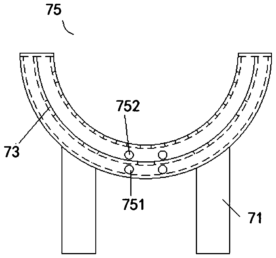 Hot rolled seamless steel pipe on-line cooling system and arrangement method of cooling device on hot rolled seamless steel pipe on-line cooling system