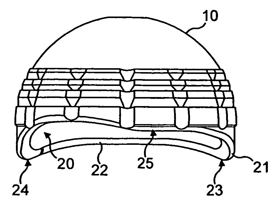 Prosthetic acetabular cup and prosthetic femoral joint incorporating such a cup