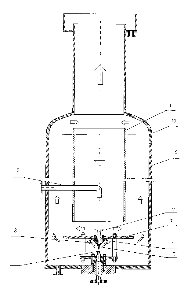 Jet aeration reactor used in active sludge method and its jet aeration process