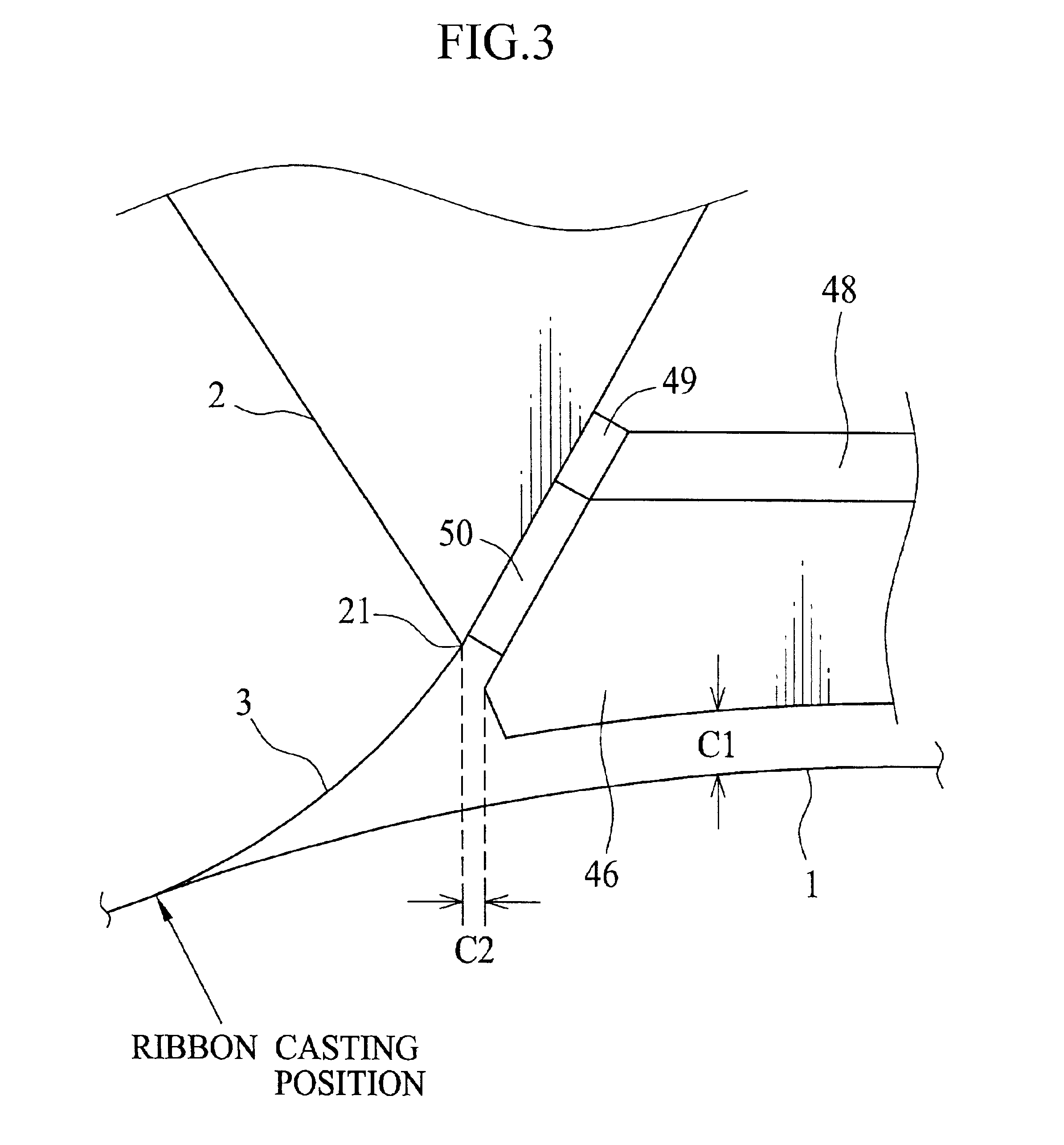 Film formation method capable of preventing fluctuation of ribbon