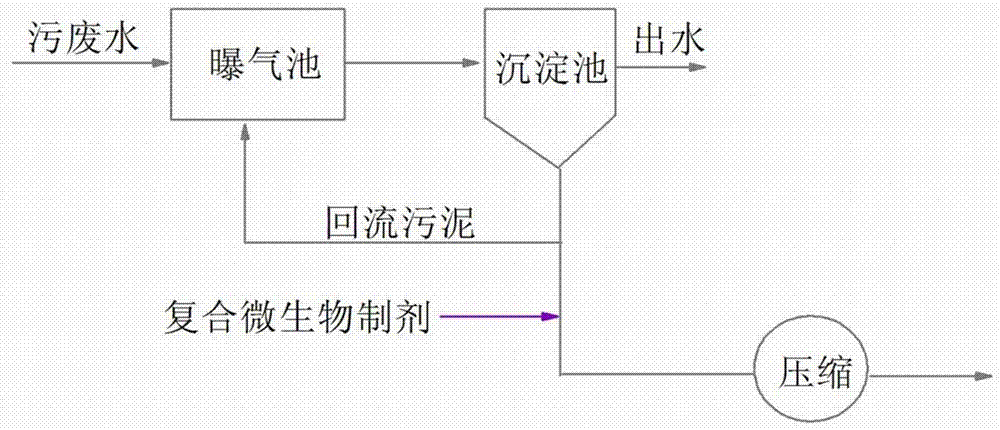 A kind of domestic sludge reduction composite microbial preparation and its preparation and application method