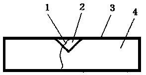 Processing method for cracking of end head of Brazilian rosewood tea table large board