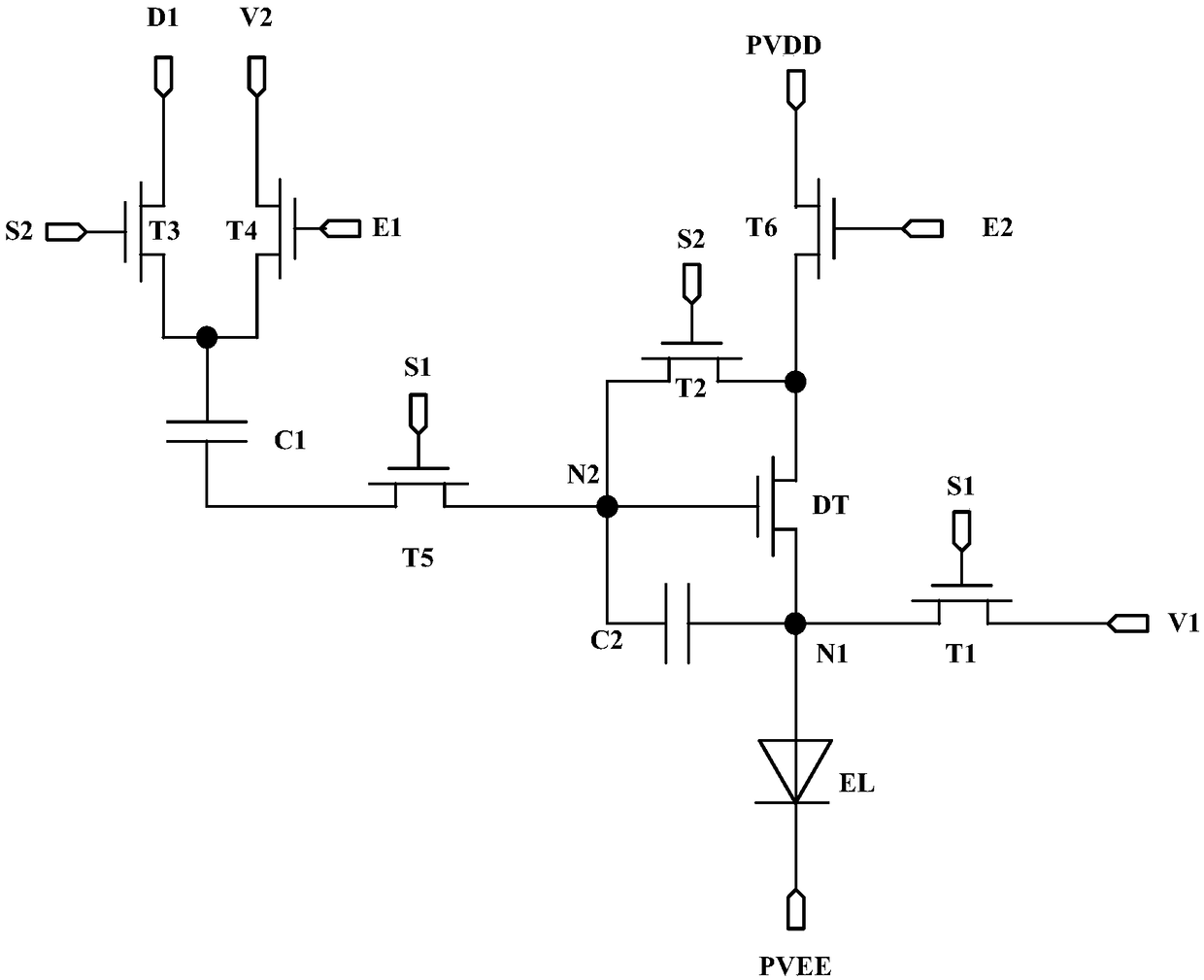 Organic light-emitting pixel driving circuit, driving method, and organic light-emitting display panel