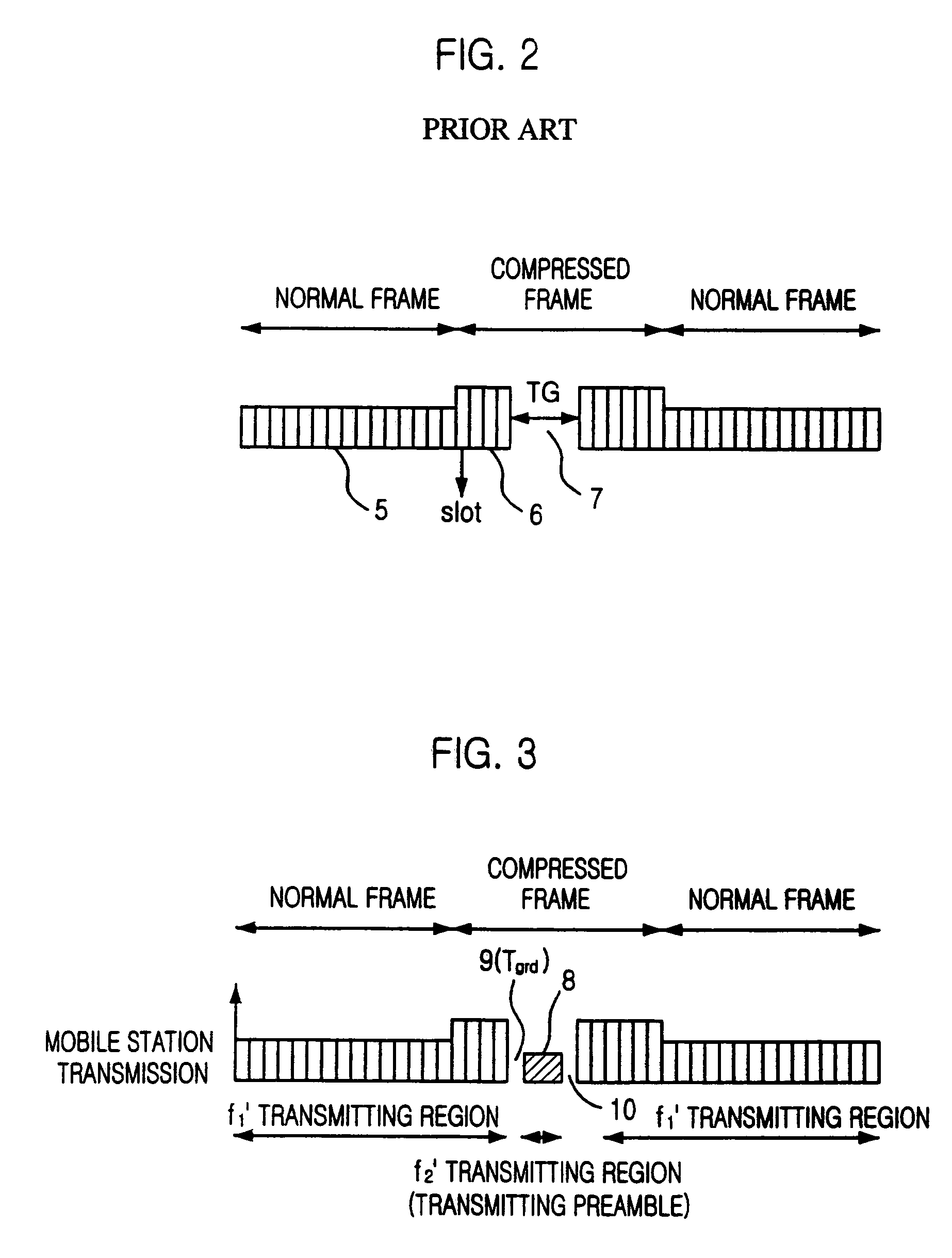 Method for seamless inter-frequency hard handover in radio communication system