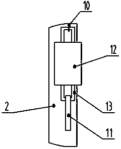 Automatic compacting device of sand box