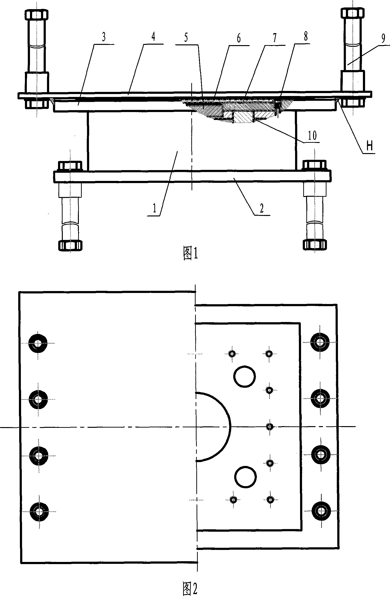 Mounting and using method of lead core rubber support component with friction pairs