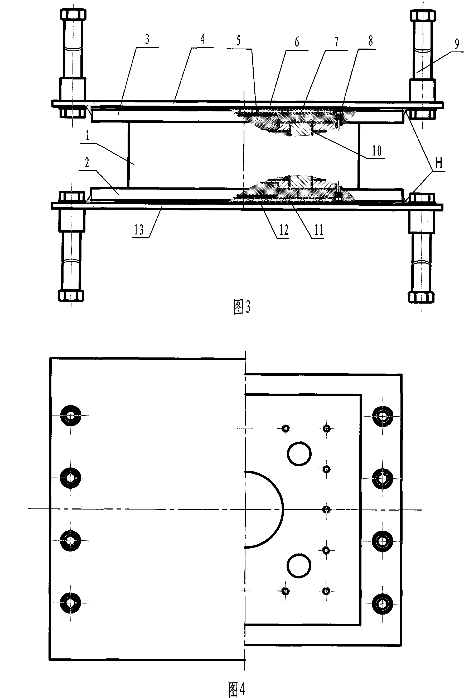 Mounting and using method of lead core rubber support component with friction pairs