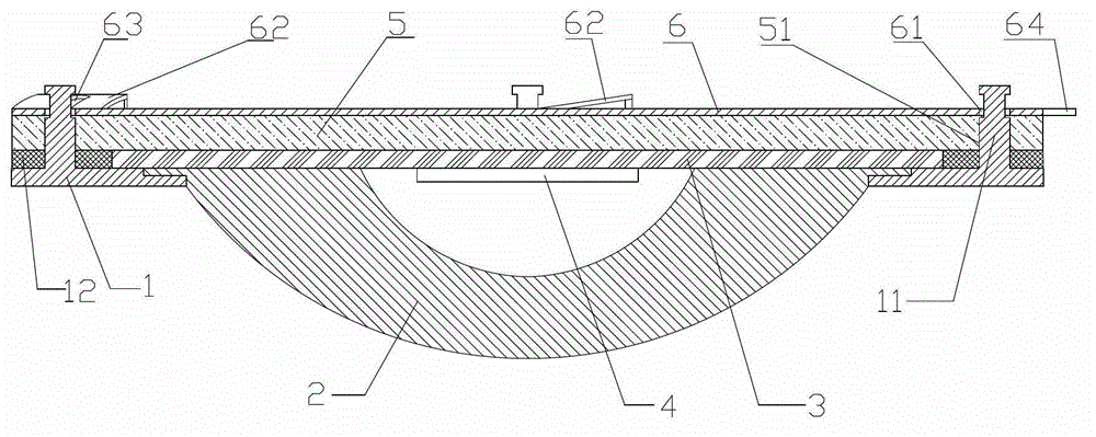 Fastening type high-power LED light source module and special fastening tool thereof