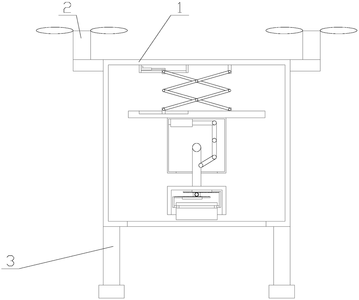 Human face recognition device with angle adjusting function