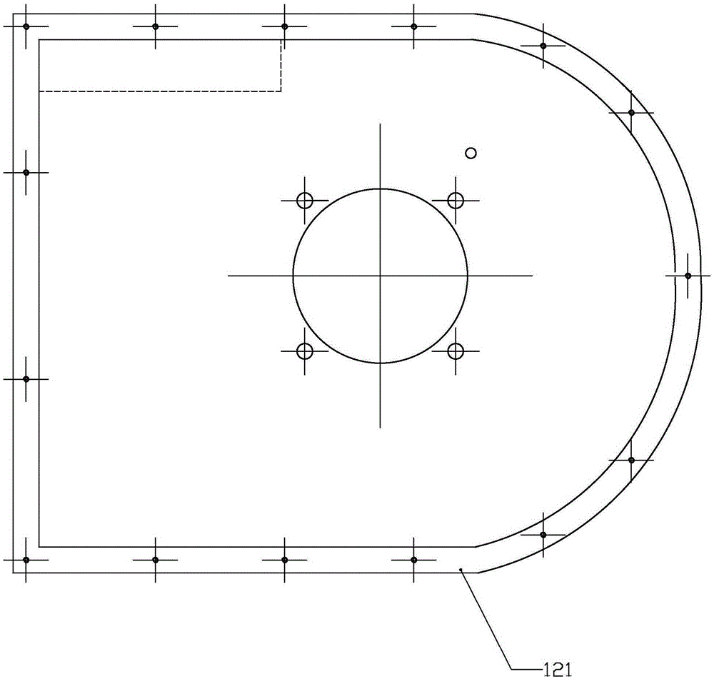 Symmetric interchange structure circulation draught fan