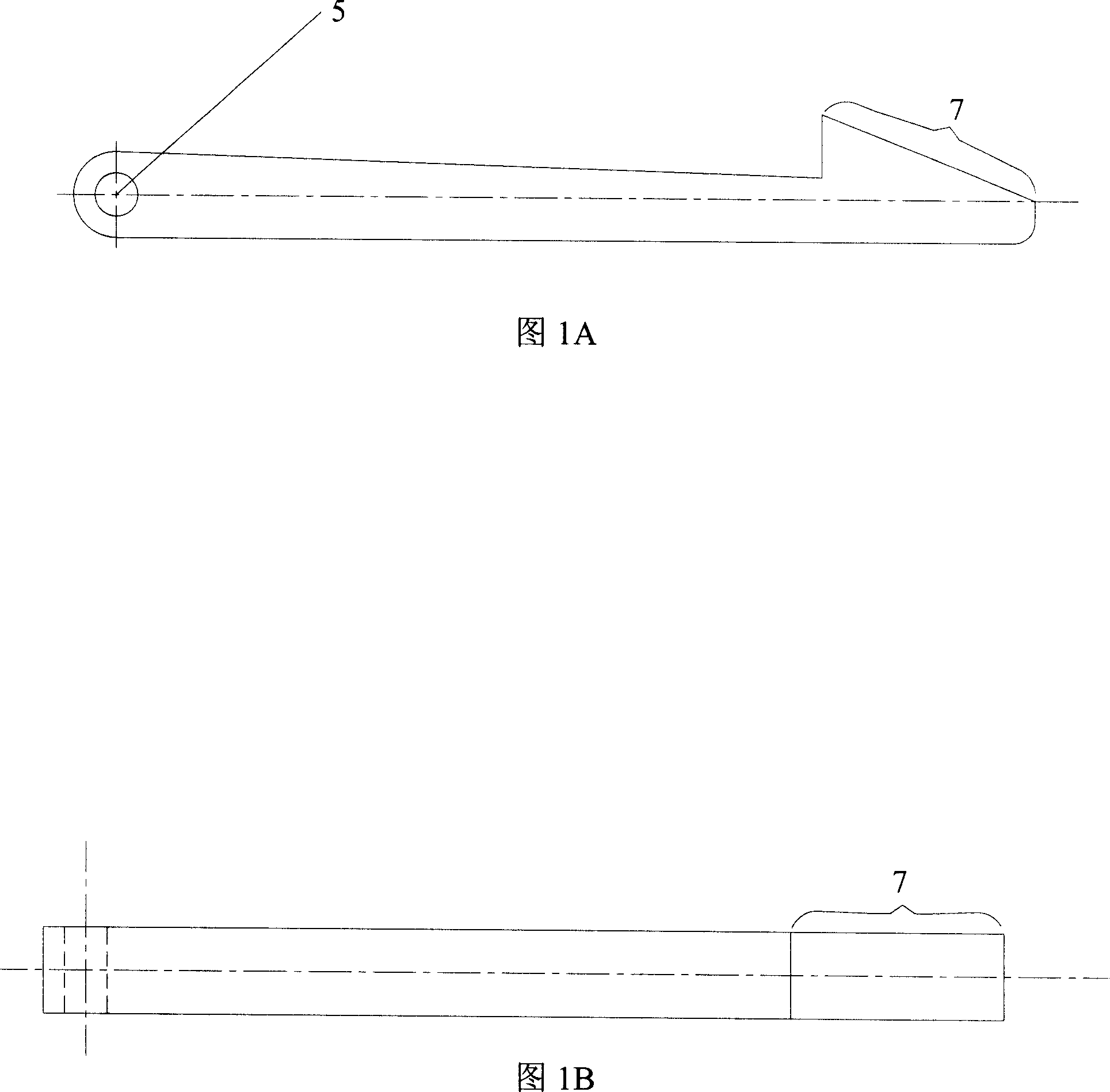 Instant opening-closing apparatus fastener device