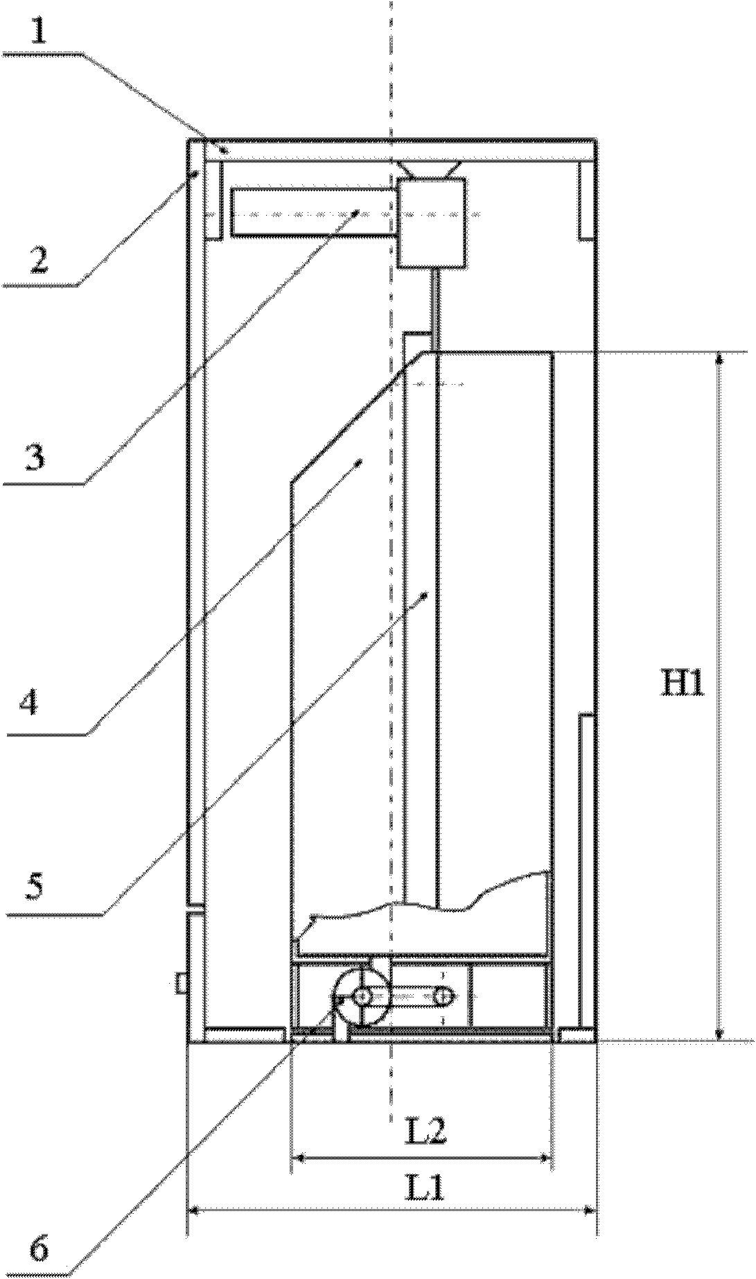 Electric rice box hanging on the kitchen cabinet