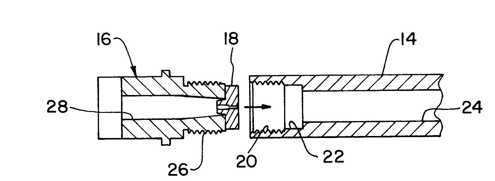 Muzzle loading rifle with centerfire cartridge ignition