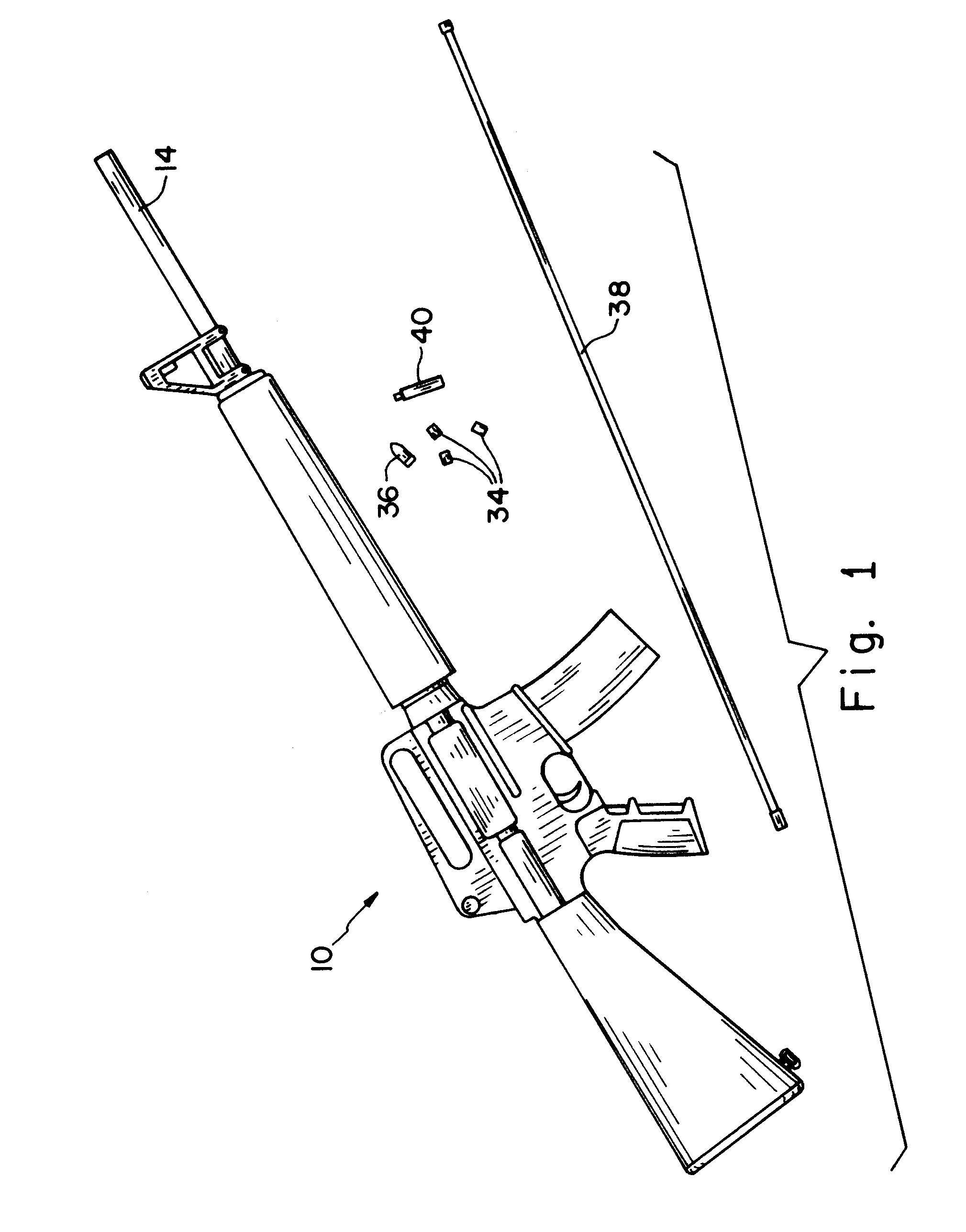 Muzzle loading rifle with centerfire cartridge ignition