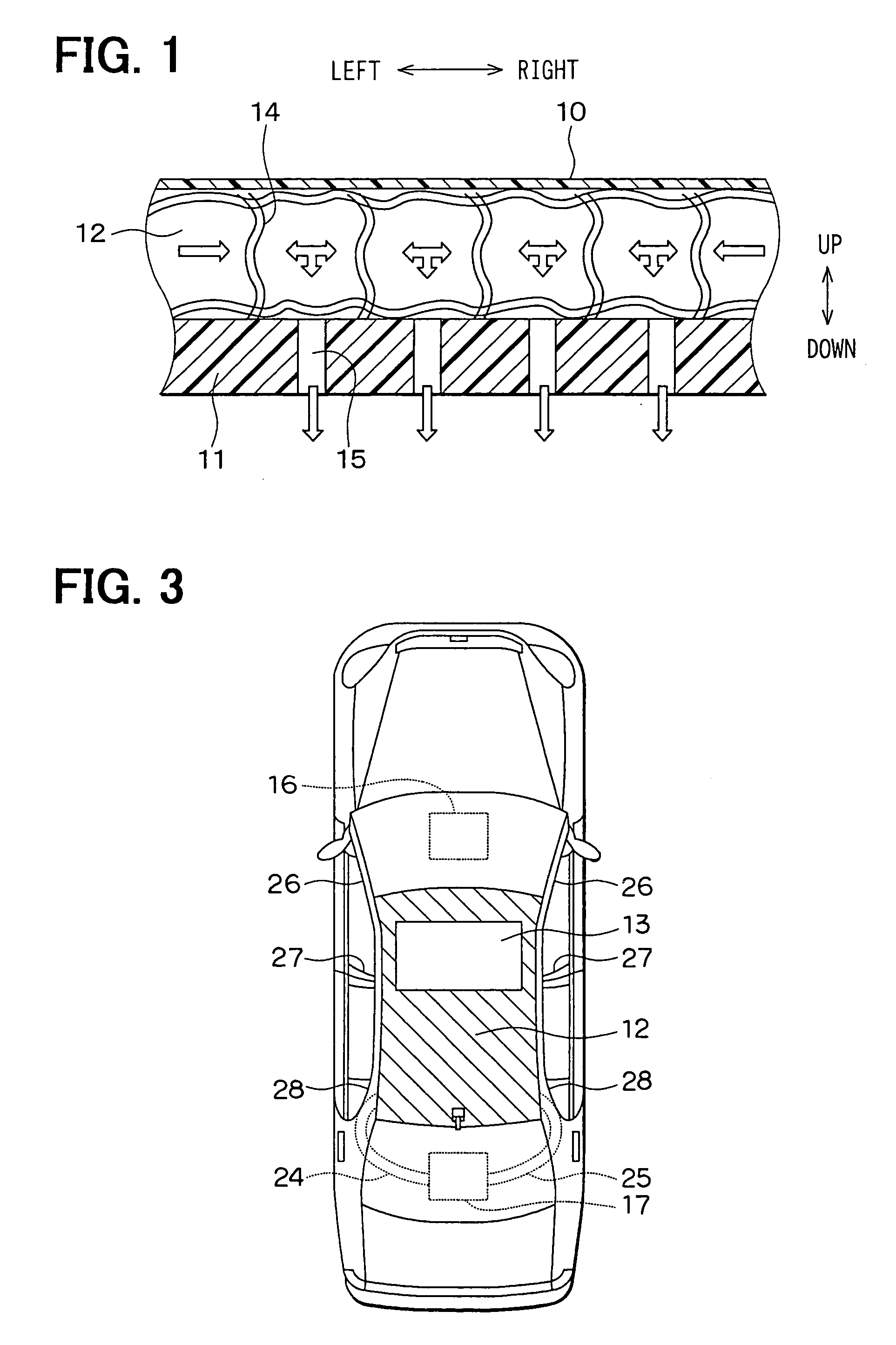 Ceiling air passage system for vehicle air conditioner