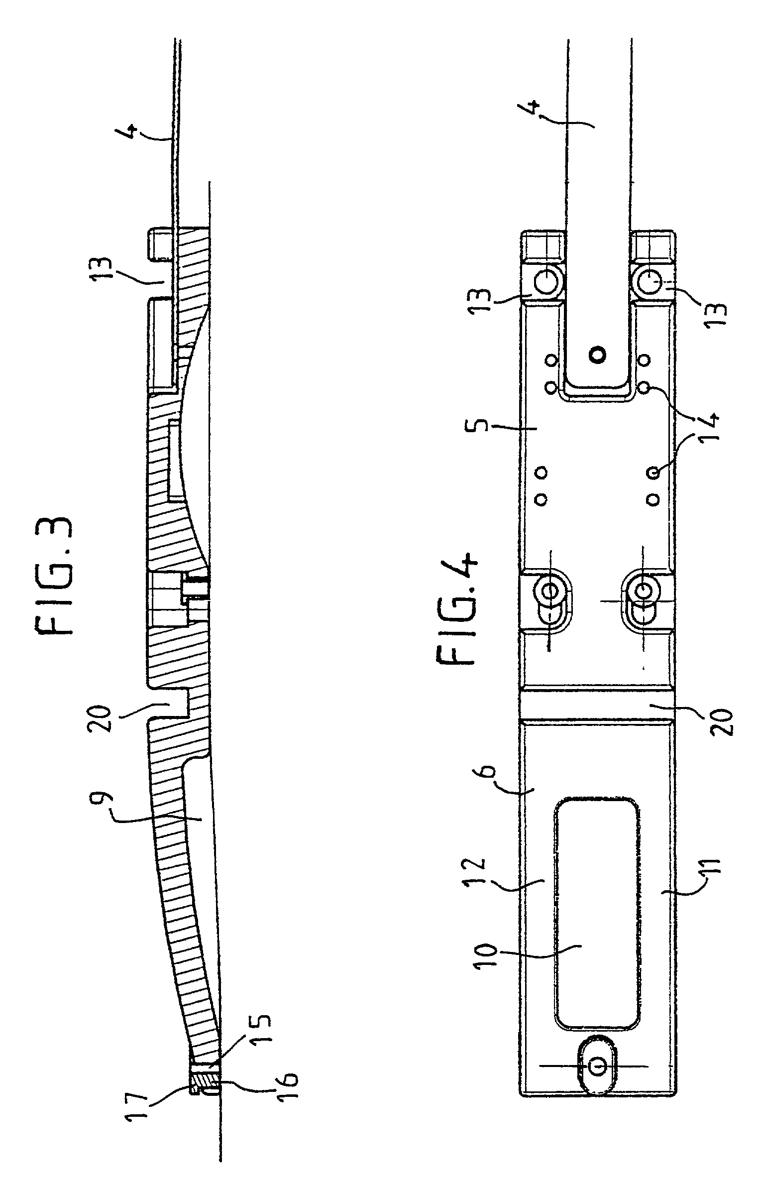 Device for raising at least one binding element used on a board for gliding