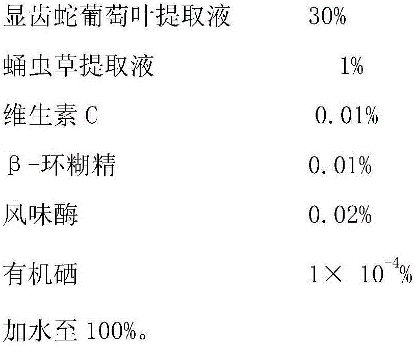 Ampelopsis grossedentata selenium-enriched functional drink and preparation method thereof