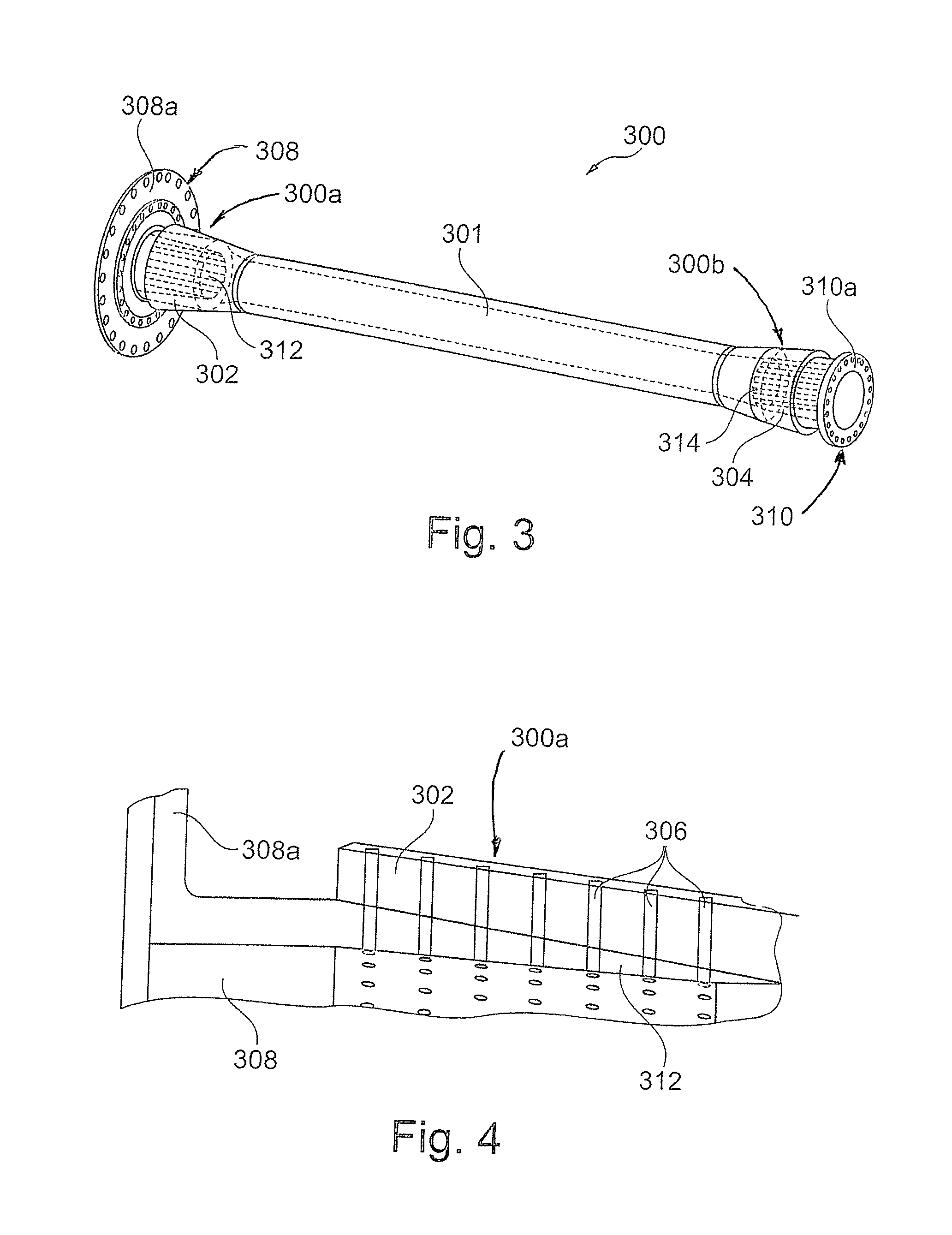 Flexible shaft wind turbine