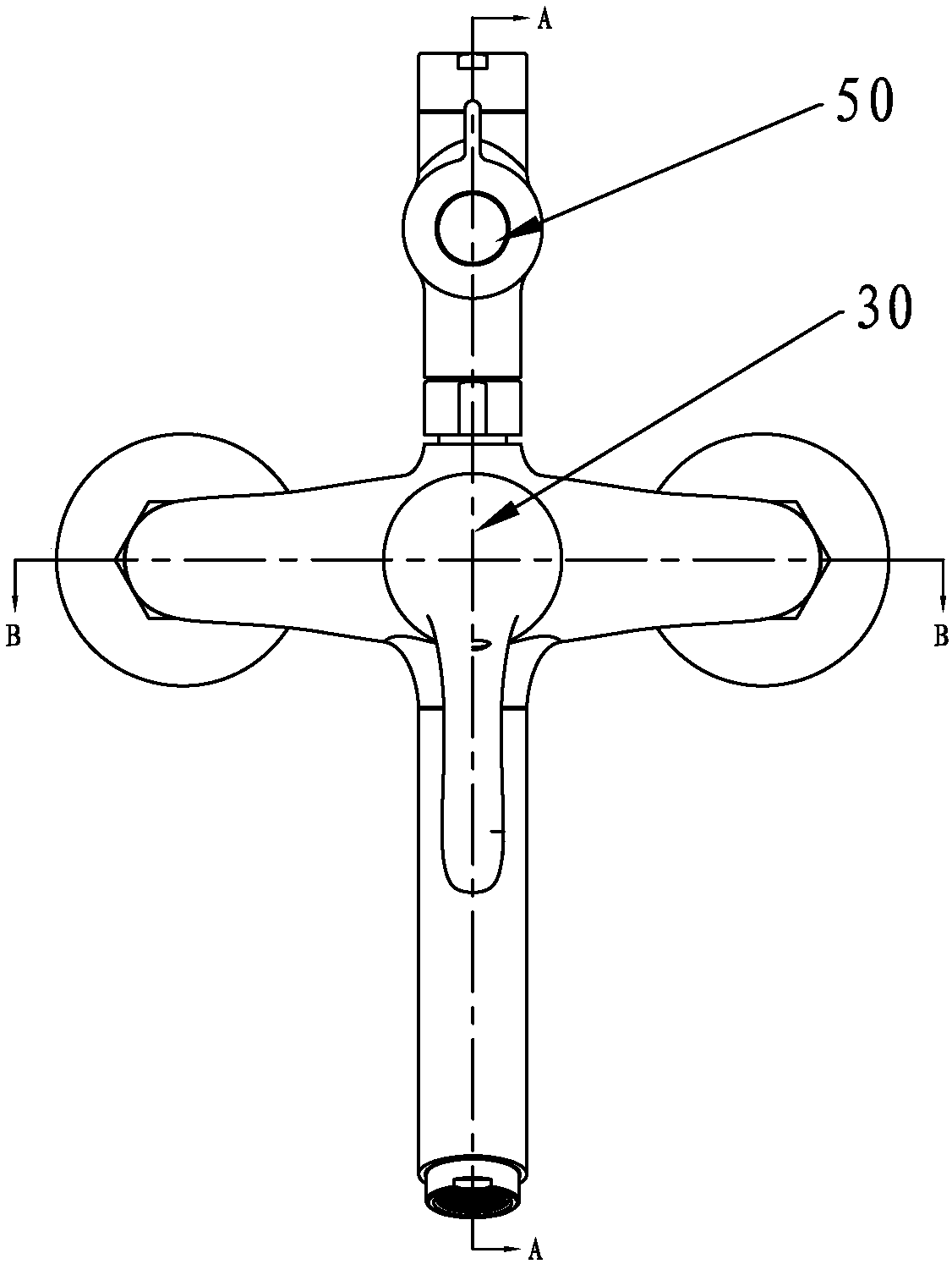 Control main body of shower system