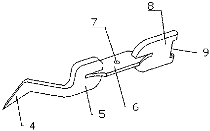 Medical forceps for alcohol pads