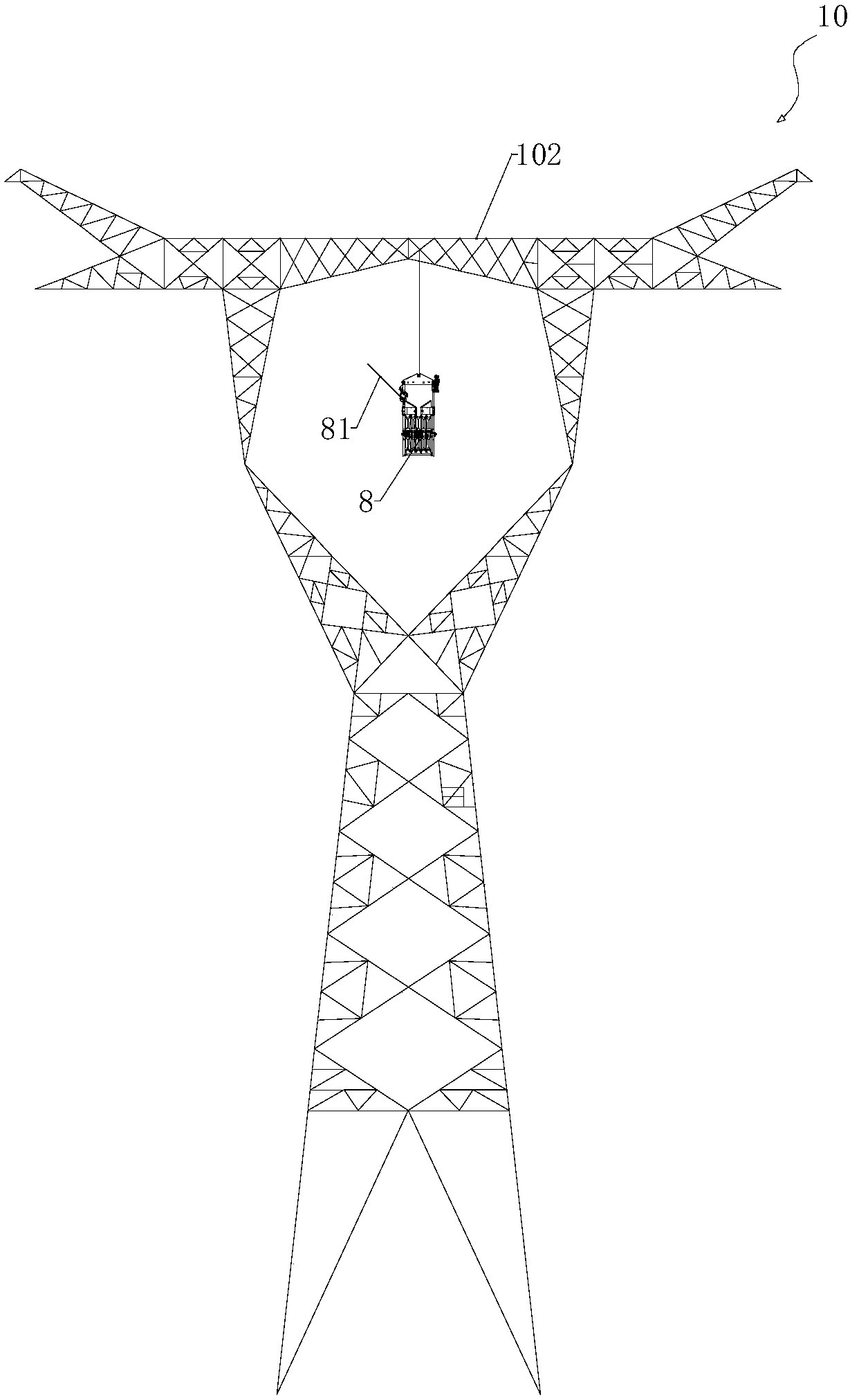 A method for a helicopter to deploy a guide rope