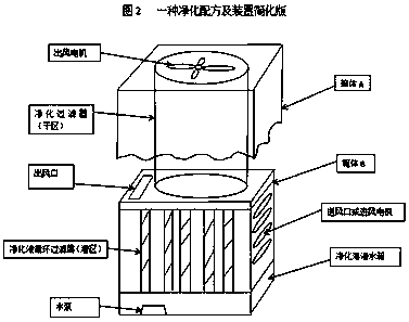 Purification formula and device