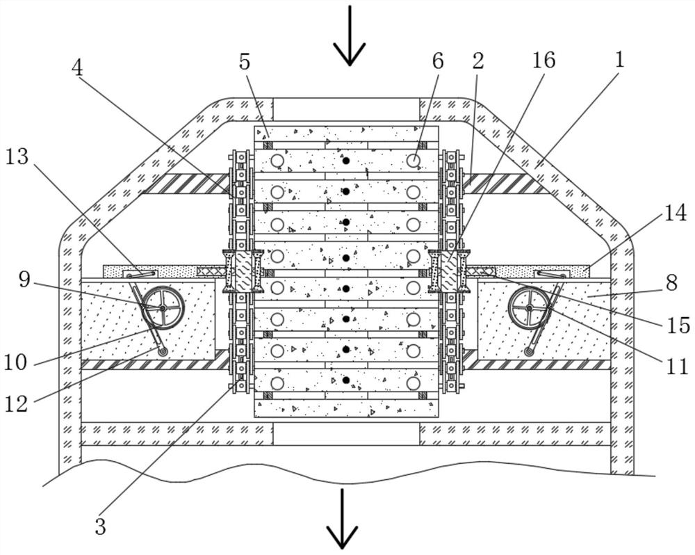 An intelligent furniture manufacturing device for polishing wooden boards