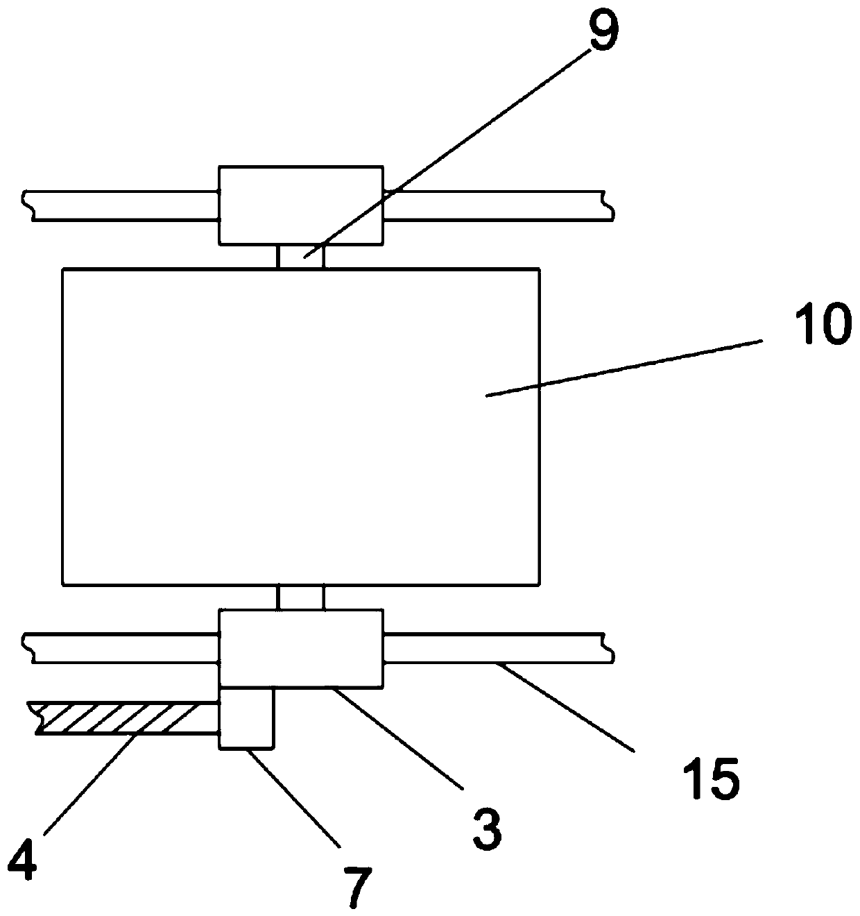 A meat rolling and kneading device for meat processing