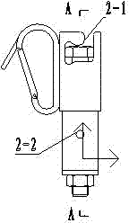 Compression spring type electric power grounding line operation rod