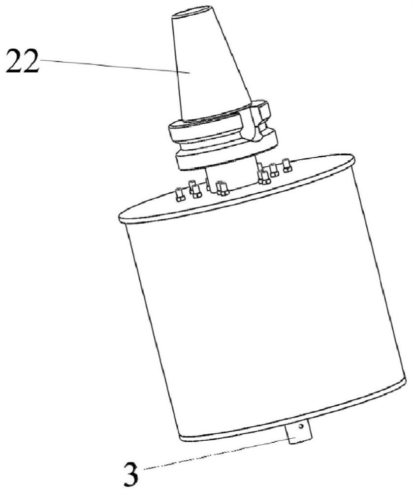 Knife handle type ultrasonic thickness measuring device and measuring method based on wireless communication