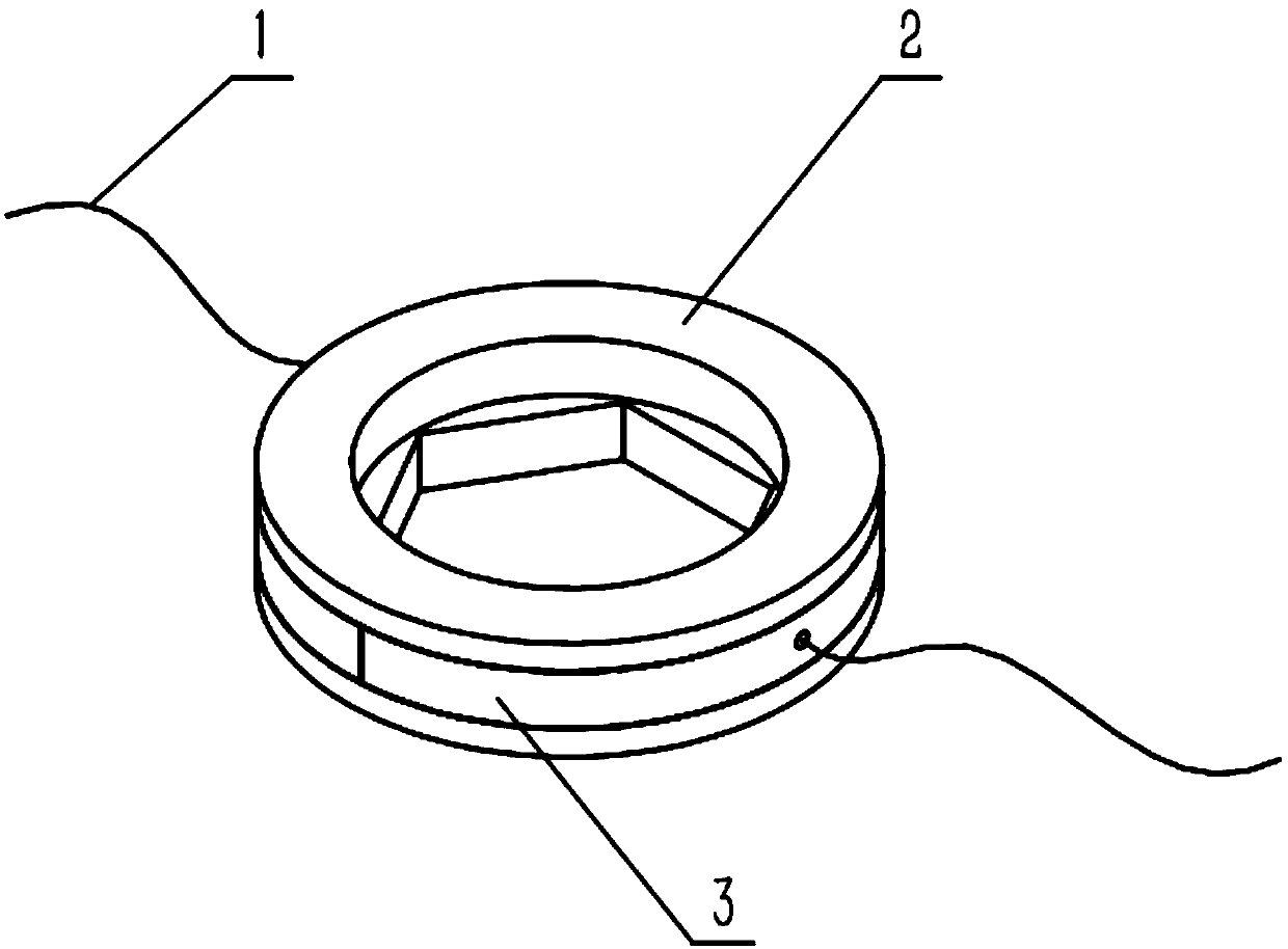 Fiber grating sensor for temperature measurement of lithium battery pack and temperature measurement method thereof