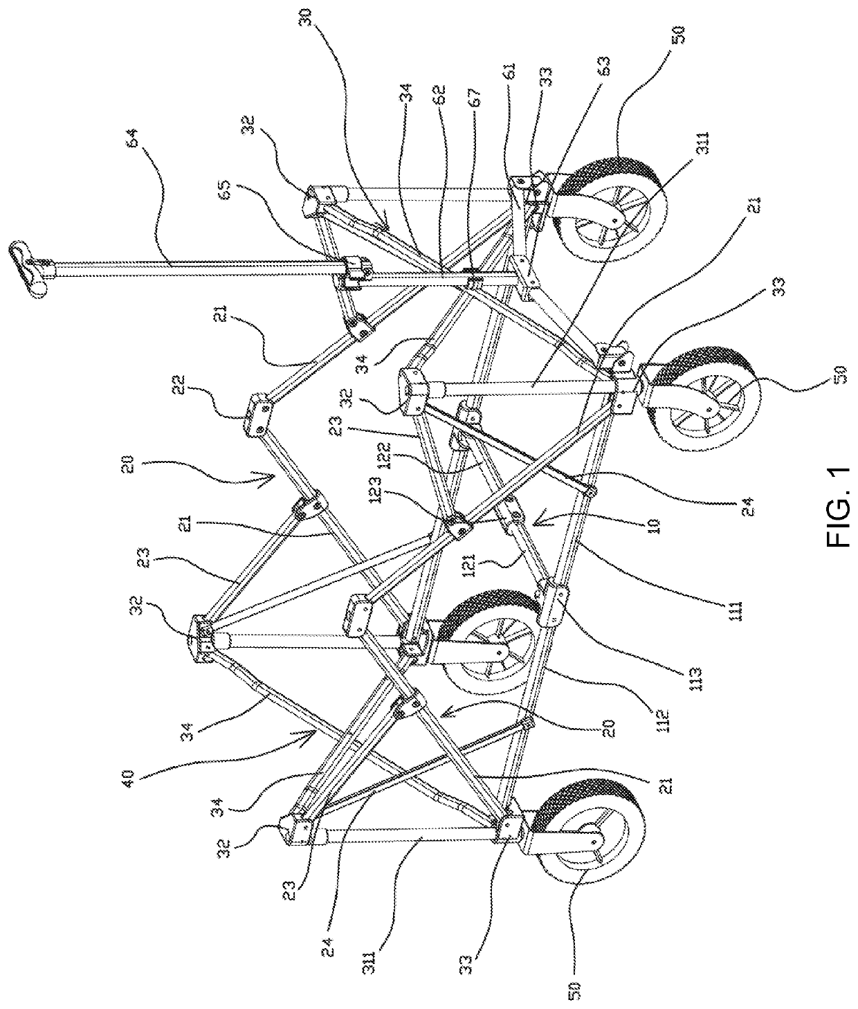 Foldable handcart