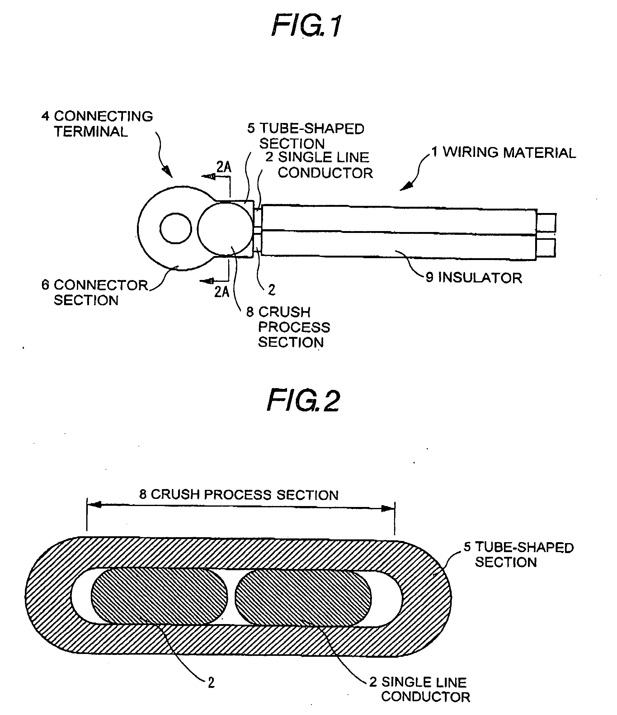 Wiring Material, Method for Manufacturing Such Wiring Material and Resistance Welding Apparatus Used in Such Manufacturing Method